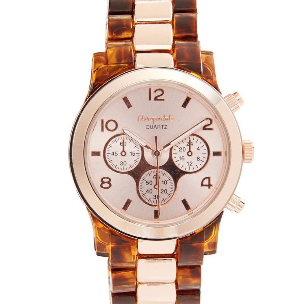 Aeropostale tortoise watch